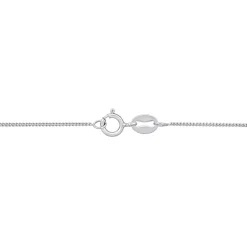 Curb Link Chain Bracelet In Platinum, 7"