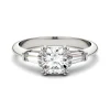 Cushion-Cut Moissanite Ring In Platinum (1 3/8 Ct. Tw.)