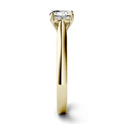 Cushion-Cut Moissanite Solitaire Ring In 14K Yellow Gold (1 Ct.)