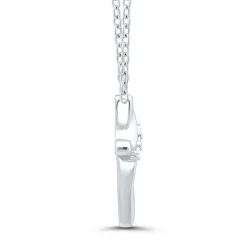 Diamond Accent Cross Pendant In