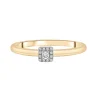 Diamond Accent Cushion Halo Ring In 14K Yellow Gold