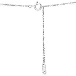 Diamond Accent Double Rhombus Pendant In Sterling Silver