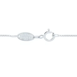 Diamond Accent Heart And Key Necklace In Sterling Silver And 14K Rose Gold