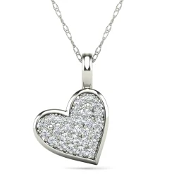 Diamond Accent Heart Pendant