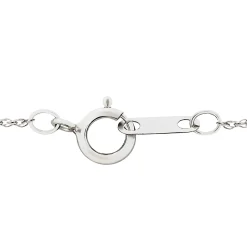 Diamond Accent Long Stick Pendant In 10K White Gold