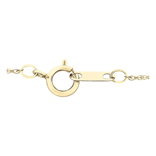 Diamond Accent Mom Pendant In 10K Yellow Gold