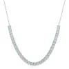 Diamond Accent Necklace In Sterling Silver