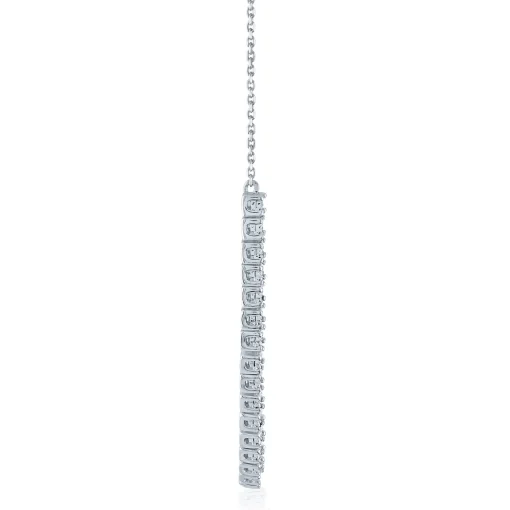 Diamond Accent Necklace In Sterling Silver