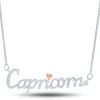 Diamond Accent Zodiac Pendant In And 14K Rose Gold
