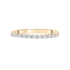 Diamond Baguette Horizontal Bar Ring In 14K Yellow Gold (1/7 Ct. Tw.)