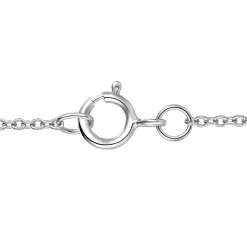 Diamond Bar Necklace In 10K White Gold (1/10 Ct. Tw.)