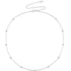Diamond Bezel-Set Necklace In Sterling Silver (1/10 Ct. Tw.)