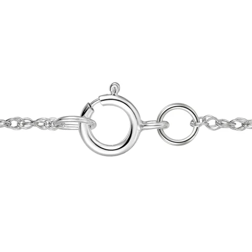 Diamond Clover Pendant In 10K White Gold (1/8 Ct. Tw.)