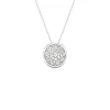 Diamond Cluster Bezel Pendant In 10K Gold (1/4 Ct. Tw.)
