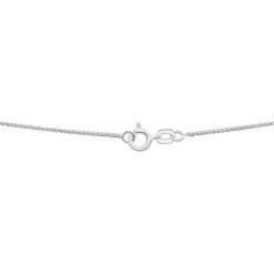 Diamond Cluster Necklace In 10K White Gold (1/2 Ct. Tw.)