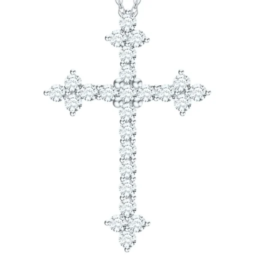 Diamond Cross Pendant In