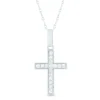 Diamond Cross Pendant In 10K Gold (1/8 Ct. Tw.)