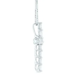 Diamond Cross Pendant In 14K White Gold (1/2 Ct. Tw.)