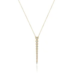 Diamond Drop Pendant In 10K Yellow Gold (1/2 Ct. Tw.)