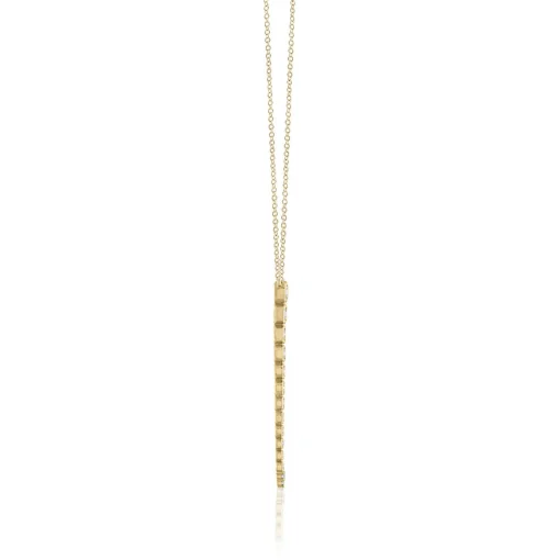 Diamond Drop Pendant In 10K Yellow Gold (1/2 Ct. Tw.)
