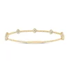Diamond Flexible Bangle Bracelet In 14K Yellow Gold (3/8 Ct. Tw.)