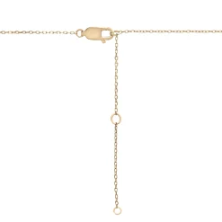 Diamond Heart Halo Necklace In 14K Yellow Gold (1/4 Ct. Tw.)