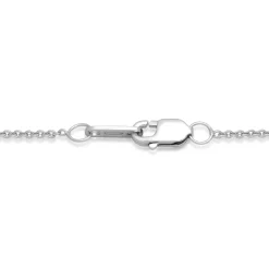 Diamond Heartbeat Necklace In Sterling Silver (1/7 Ct. Tw.)
