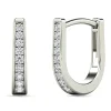 Diamond Hoop Earrings In 14K Gold (1/7 Ct. Tw.)