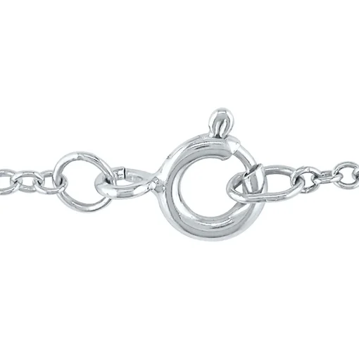 Diamond I U More Necklace In Sterling Silver