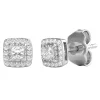 Diamond Illusion Halo Stud Earrings (1/4 Ct. Tw.)