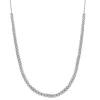 Diamond Illusion Necklace In 10K White Gold (1 Ct. Tw.)
