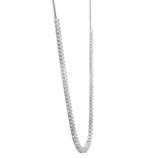 Diamond Illusion Necklace In 10K White Gold (1 Ct. Tw.)