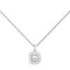 Diamond Illusion Pendant In