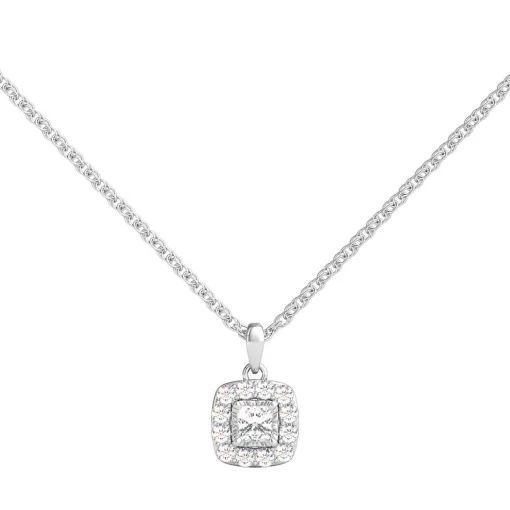 Diamond Illusion Pendant In