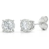 Diamond Illusion Stud Earrings, 10K White Gold (3/8 Ct. Tw.)