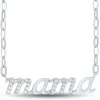 Diamond Mama Necklace In Sterling Silver (1/10 Ct. Tw.)