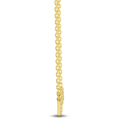 Diamond Mama Necklace In 10K Yellow Gold (1/10 Ct. Tw.)