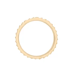 Diamond Multi-Row Ribbed Ring In Vermeil (1/7 Ct. Tw.)