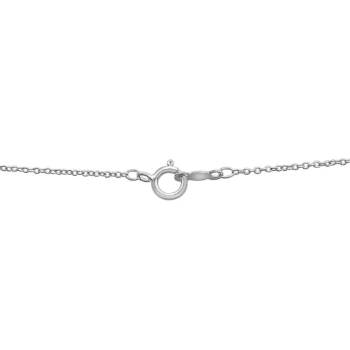 Diamond "Nana" Necklace In Sterling Silver (1/7 Ct. Tw.)
