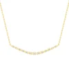 Diamond Necklace In 10K Yellow Gold (1/4 Ct. Tw.)