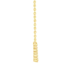 Diamond Necklace In 10K Yellow Gold (1/4 Ct. Tw.)
