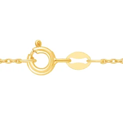 Diamond Necklace In 10K Yellow Gold (1/4 Ct. Tw.)