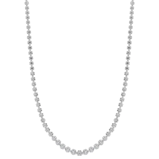 Diamond Necklace In Sterling Silver (1/2 Ct. Tw.)
