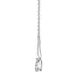 Diamond Pear-Shaped Cluster Drop V-Necklace (1/3 Ct. Tw.)