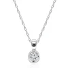 Diamond Pendant In 14K White Gold (1/7 Ct. Tw.)