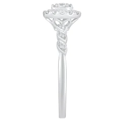 Diamond Promise Ring In 10K White Gold (1/5 Ct. Tw.)