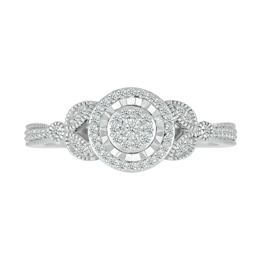 Diamond Promise Ring In Sterling Silver (1/6 Ct. Tw.)