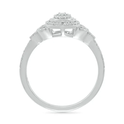 Diamond Promise Ring In Sterling Silver (1/6 Ct. Tw.)