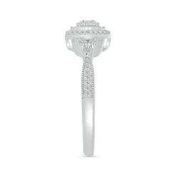 Diamond Promise Ring In Sterling Silver (1/6 Ct. Tw.)