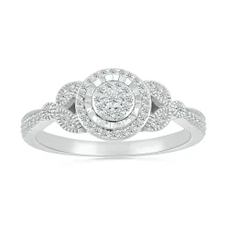 Diamond Promise Ring In Sterling Silver (1/6 Ct. Tw.)